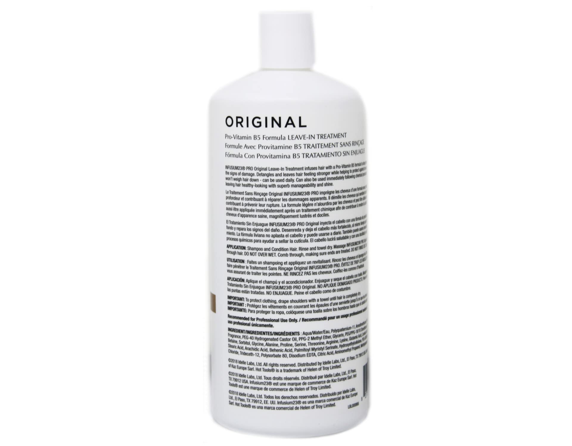 Textura cremosa de Infusium Pro 23 para hidratación rápida.