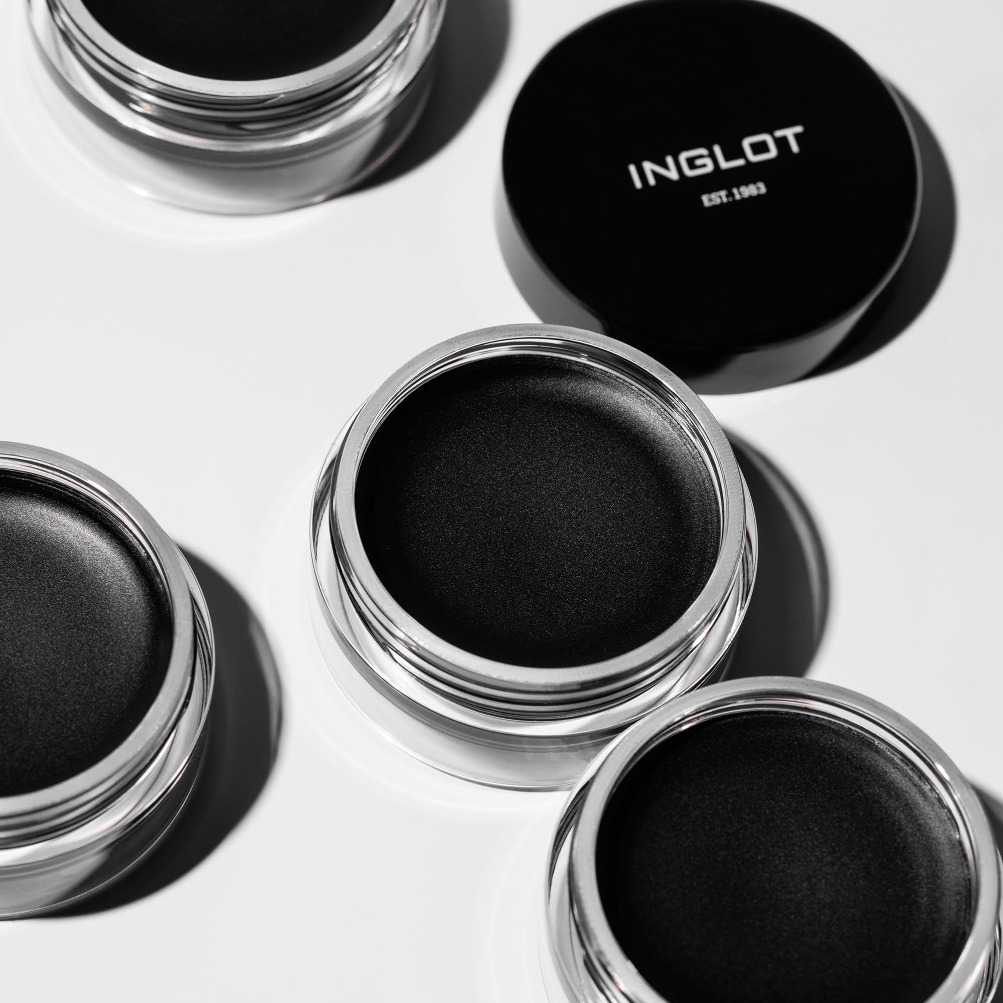Inglot AMC Eyeliner Gel travel-size 0.19oz tube ideal for on the go.