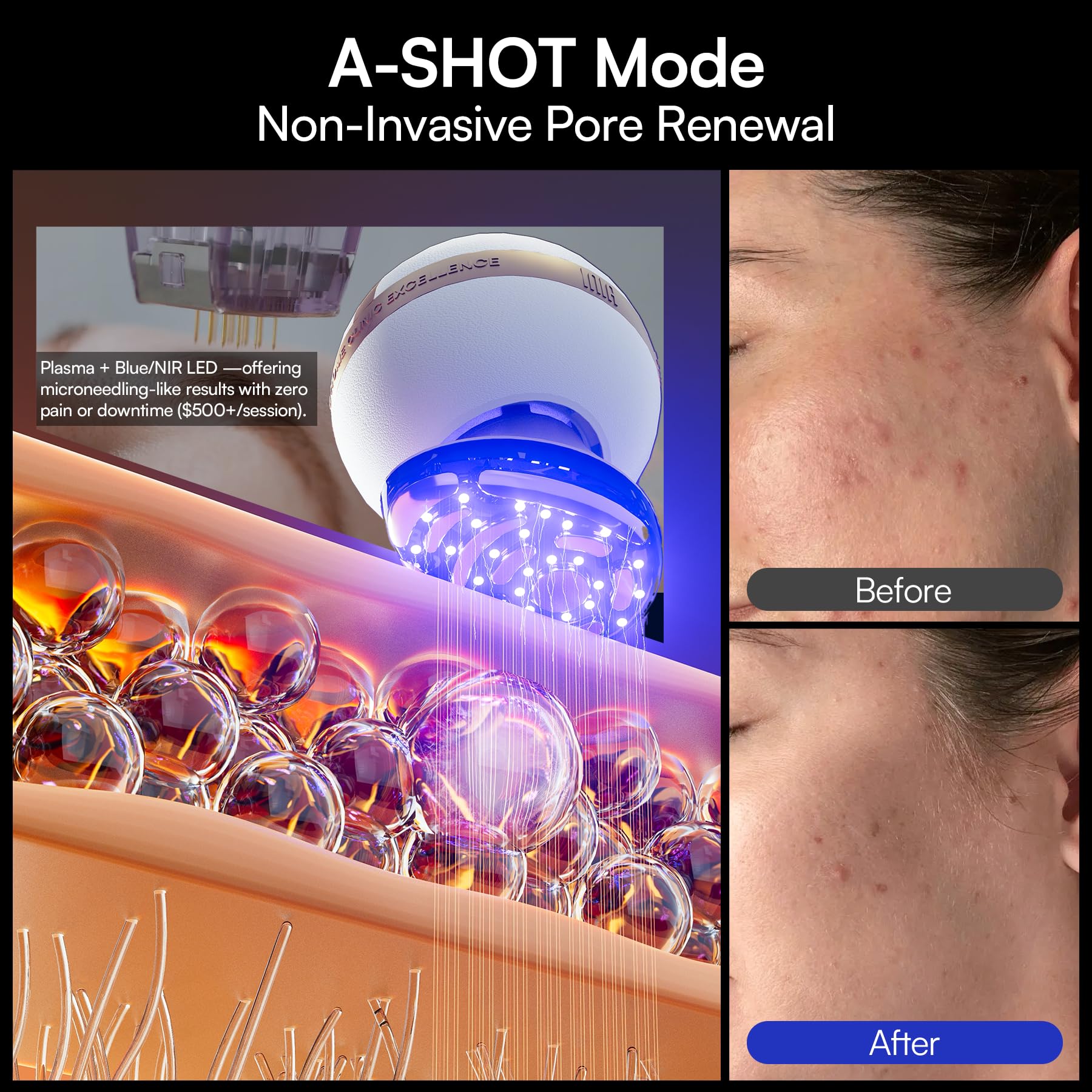 INIA SPHERA ergonomic spa-inspired design for easy handling