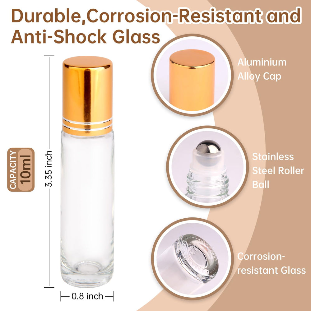 inice roller bottles with stainless steel ball deliver smooth application for blends