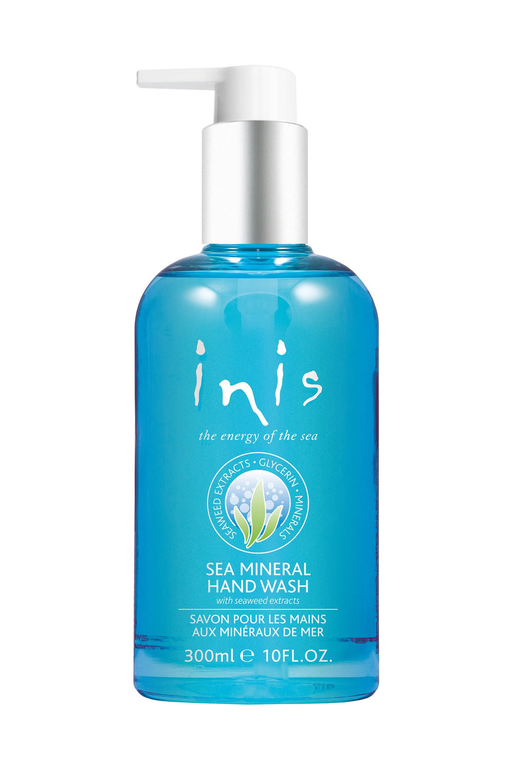 Inis la Energía del Mar, jabón de manos en frasco con aroma oceánico vigorizante