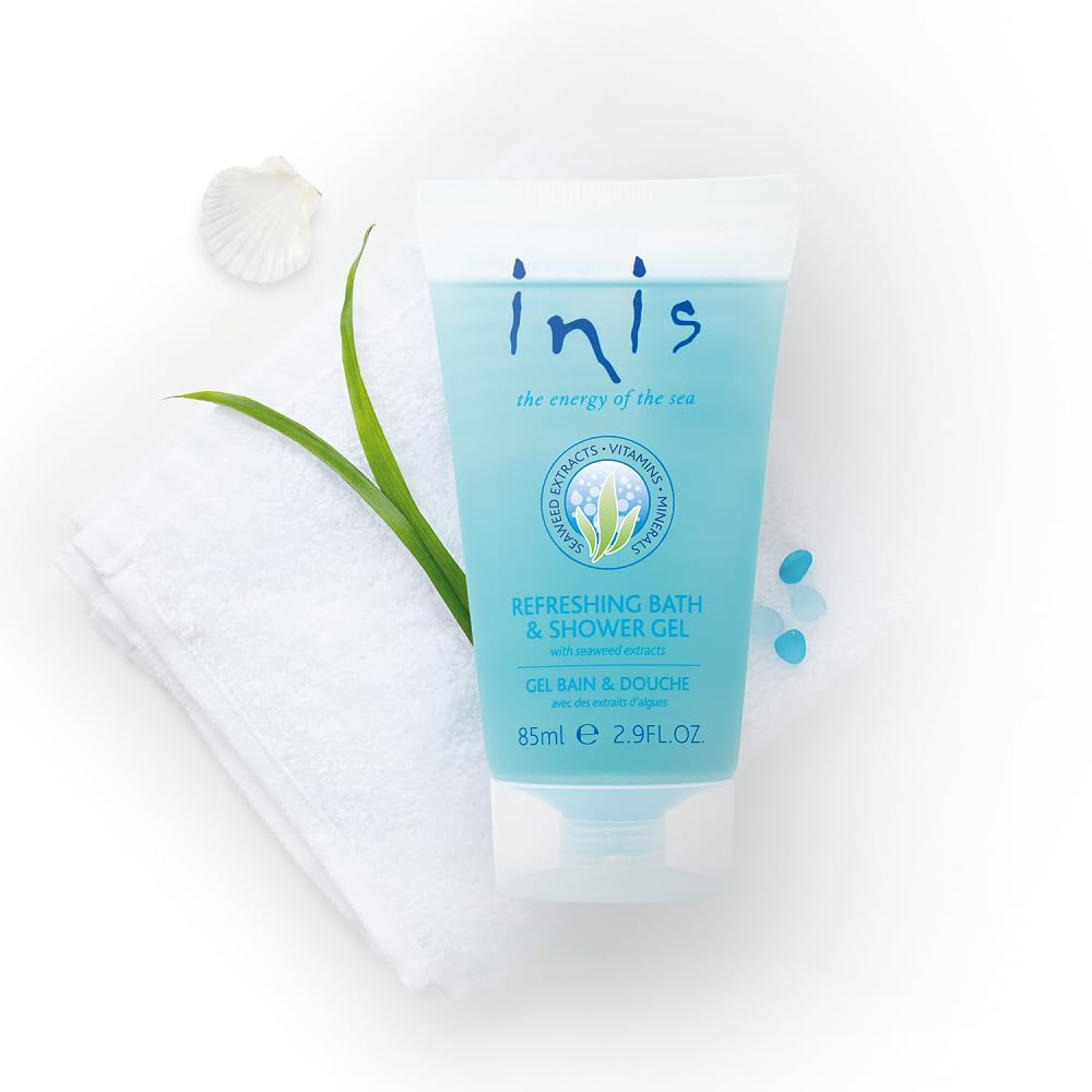 Inis Energy of the Sea gel demonstrates gentle cleansing and foam.