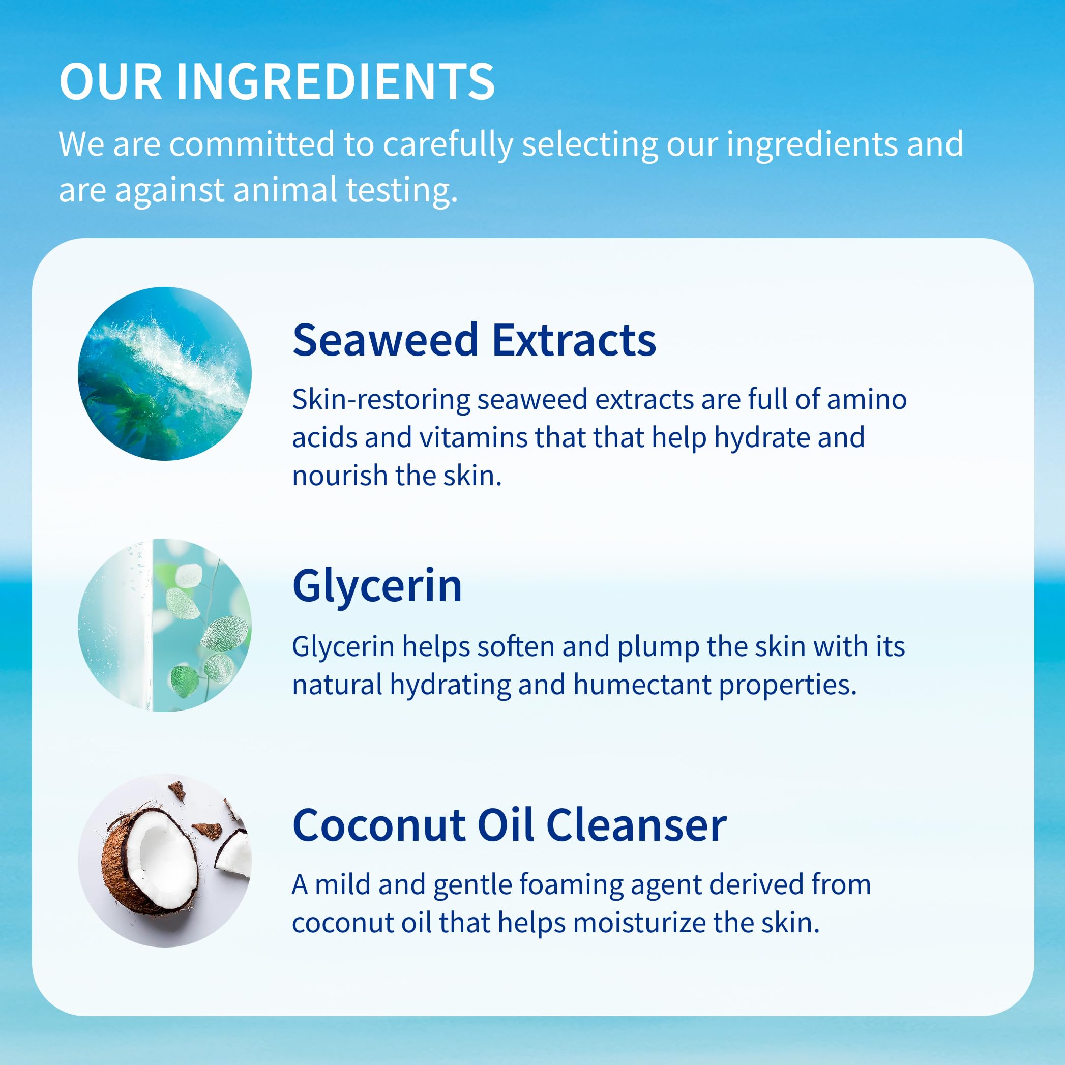 Inis Energy of the Sea ocean fresh fragrance shown on product.