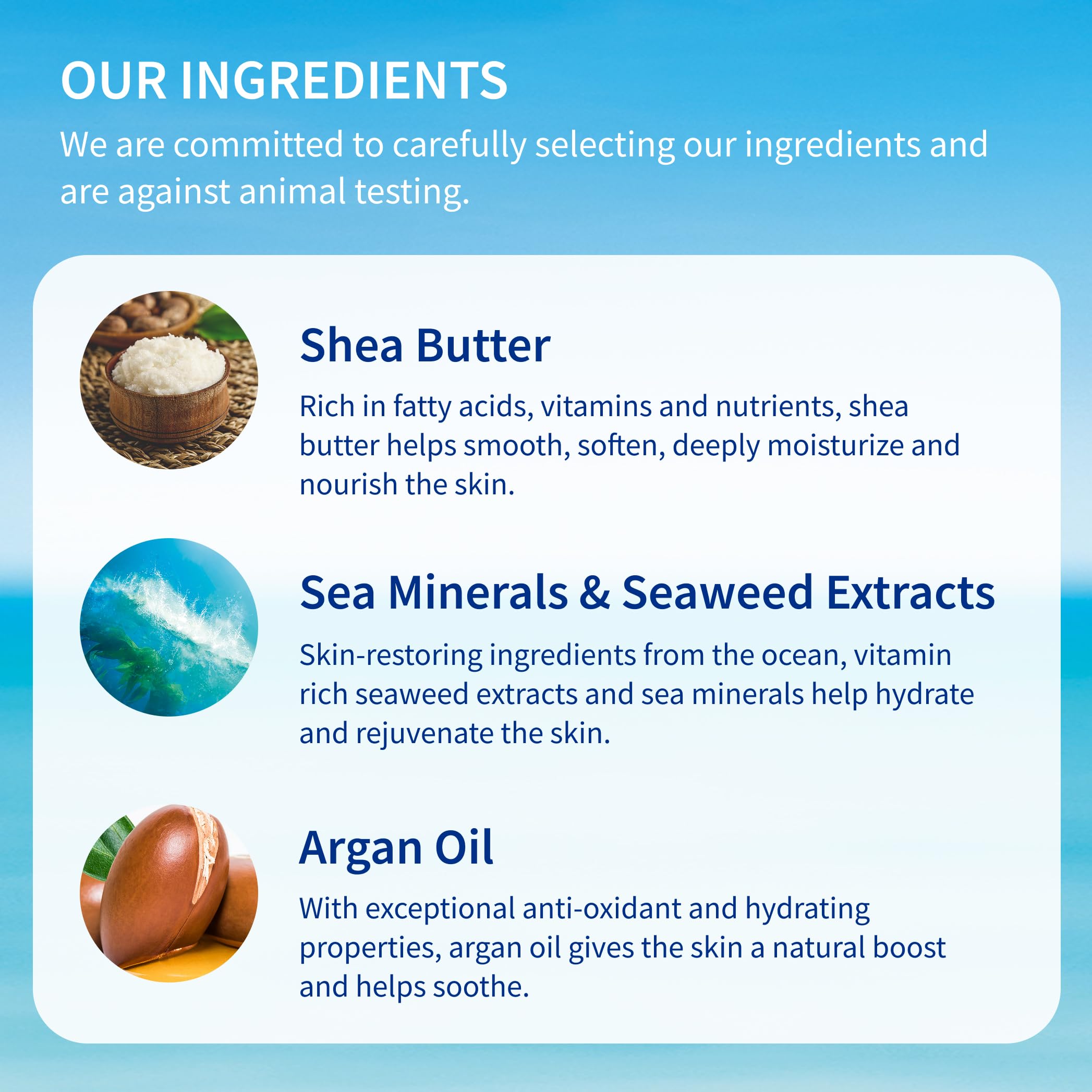 Inis the Energy of the Sea Irish-made cruelty-free formula cares for hands without heaviness.