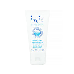 Inis the Energy of the Sea Nourishing Hand Cream travel-size tube delivers quick hydration.