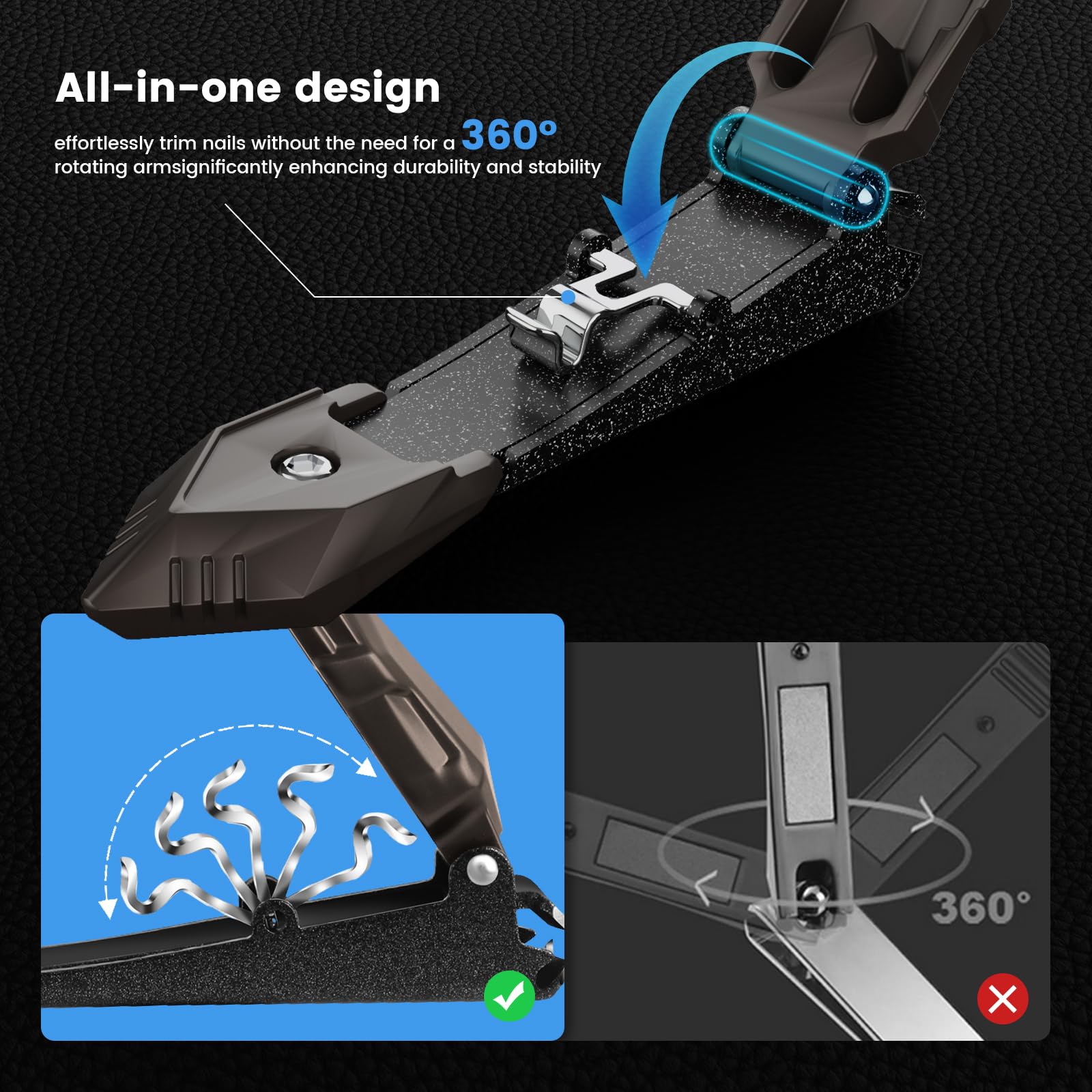 INXEN nail clipper makes a thoughtful gift for men.