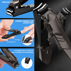 INXEN premium steel clipper with curved blade for precise cuts.