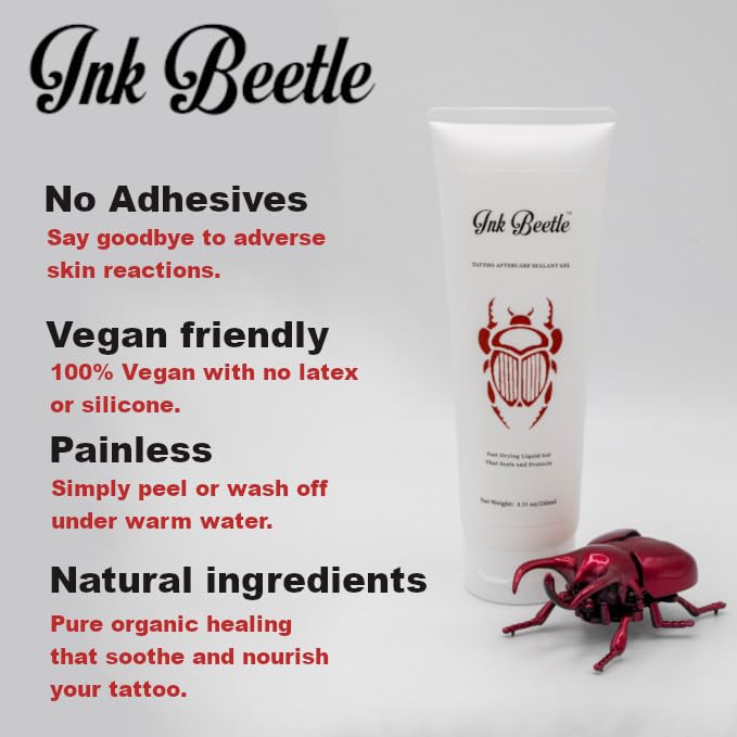 Ink Beetle Sellante tatuaje, secado rápido sin grasa