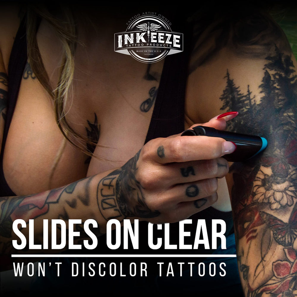 Fabricado en Estados Unidos para apoyar la industria del tatuaje.