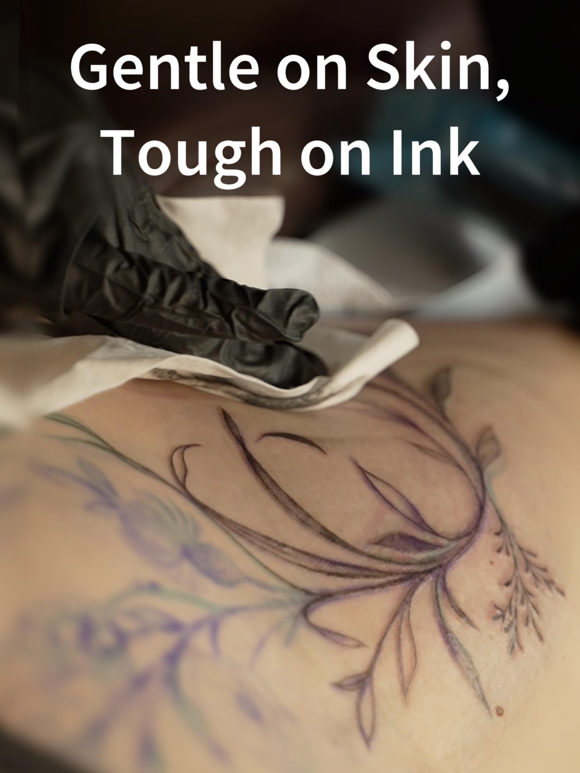 Ink Permanent toallitas con cloruro de benzalconio para piel: limpieza segura durante el procedimiento