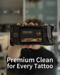 Ink Permanent toallitas sin alcohol para tatuaje: limpieza suave que no afecta el pigmento