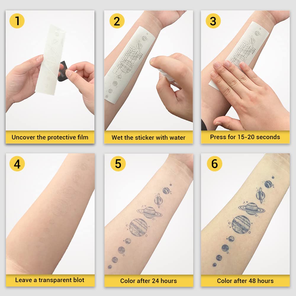 INKARTLINK tattoos are waterproof and friction-resistant for active days.