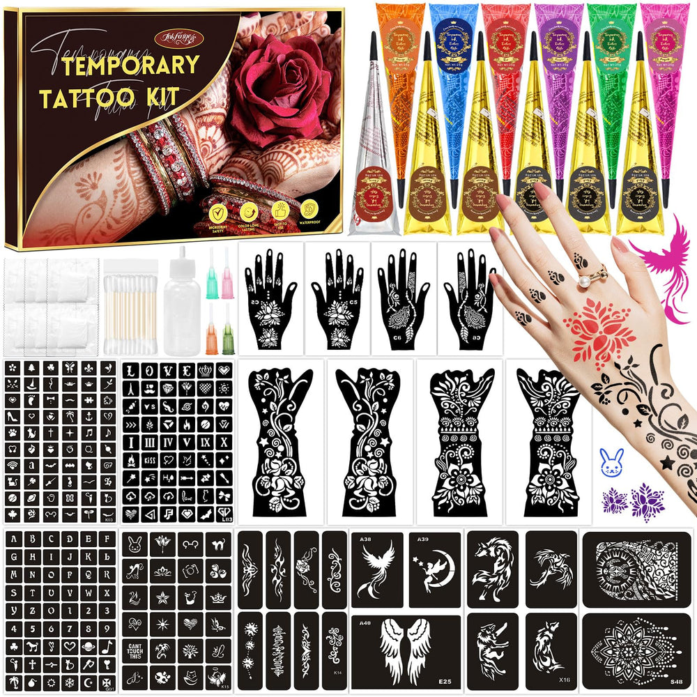 InkForge 217pcs tattoo kit box showing an all-in-one setup for quick creativity.