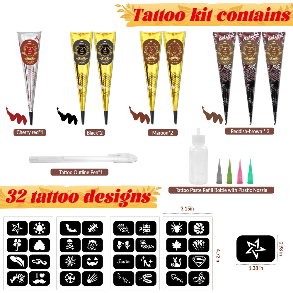 InkForge 32 stencil designs shown for quick inspiration and precision.