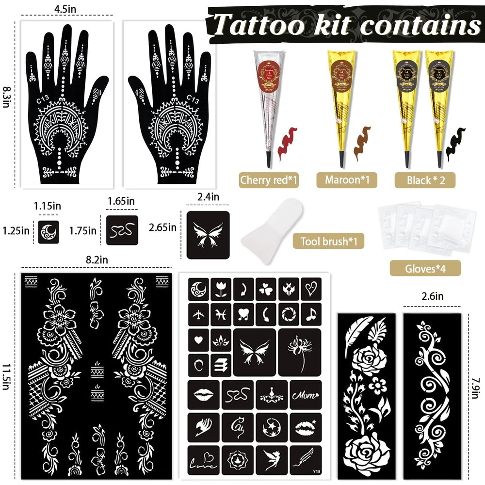 inkforge plantillas tatuajes temporales 34 diseños para estilo personalizado.