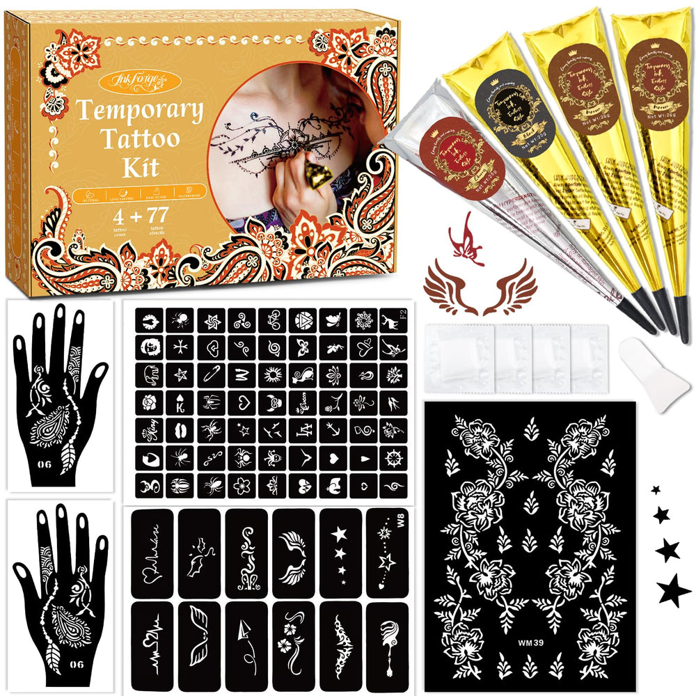 InkForge templates for 77 patterns offer versatile design options.