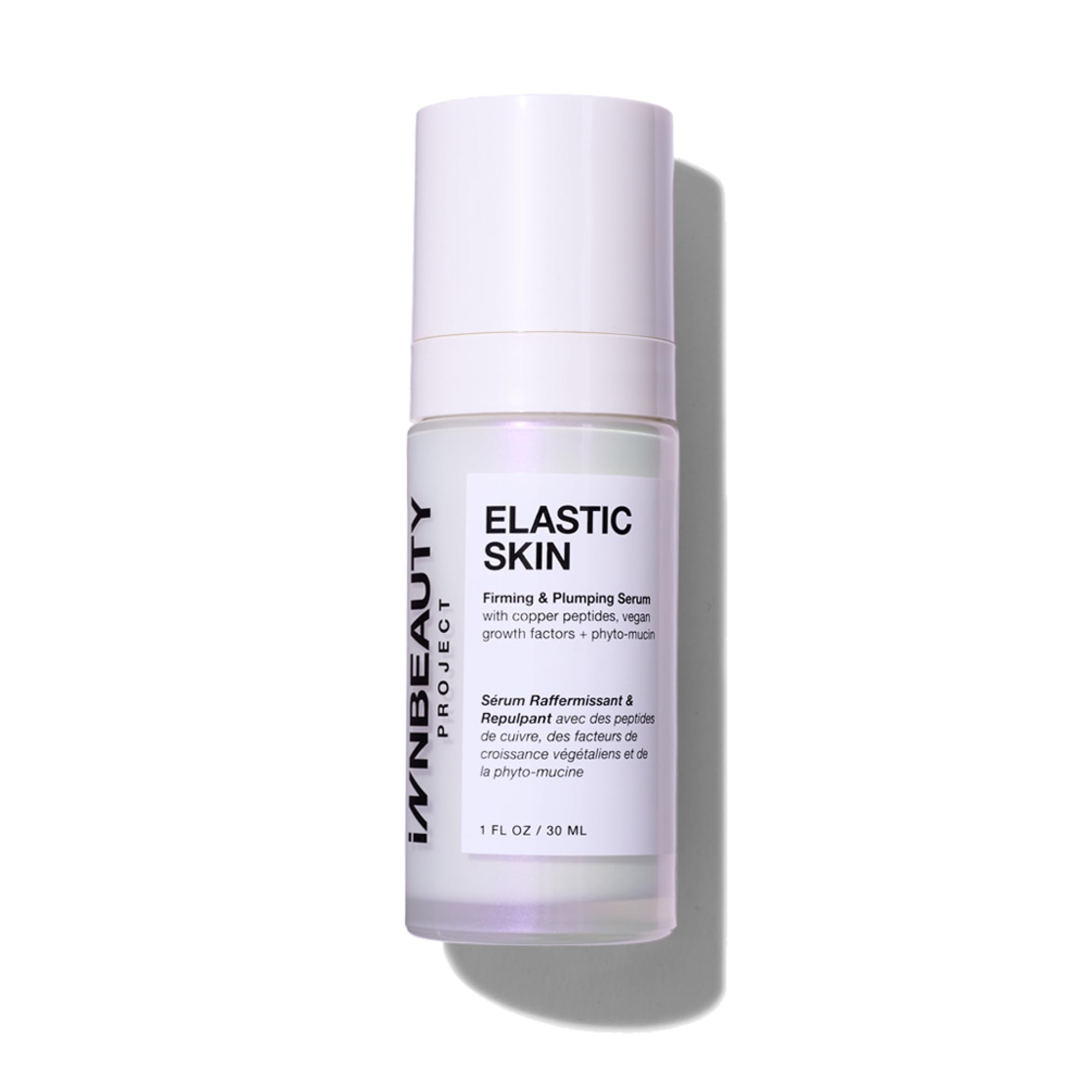 Innbeauty Project Elastic Skin Serum bottle on counter, ready for daily firming application.