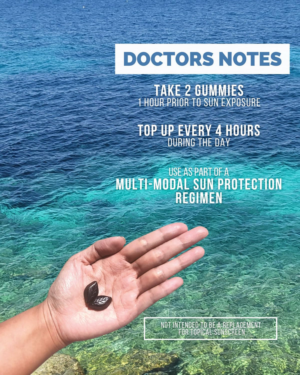 Inner Glow Sol Defense bottle in hand for on-the-go daily use.