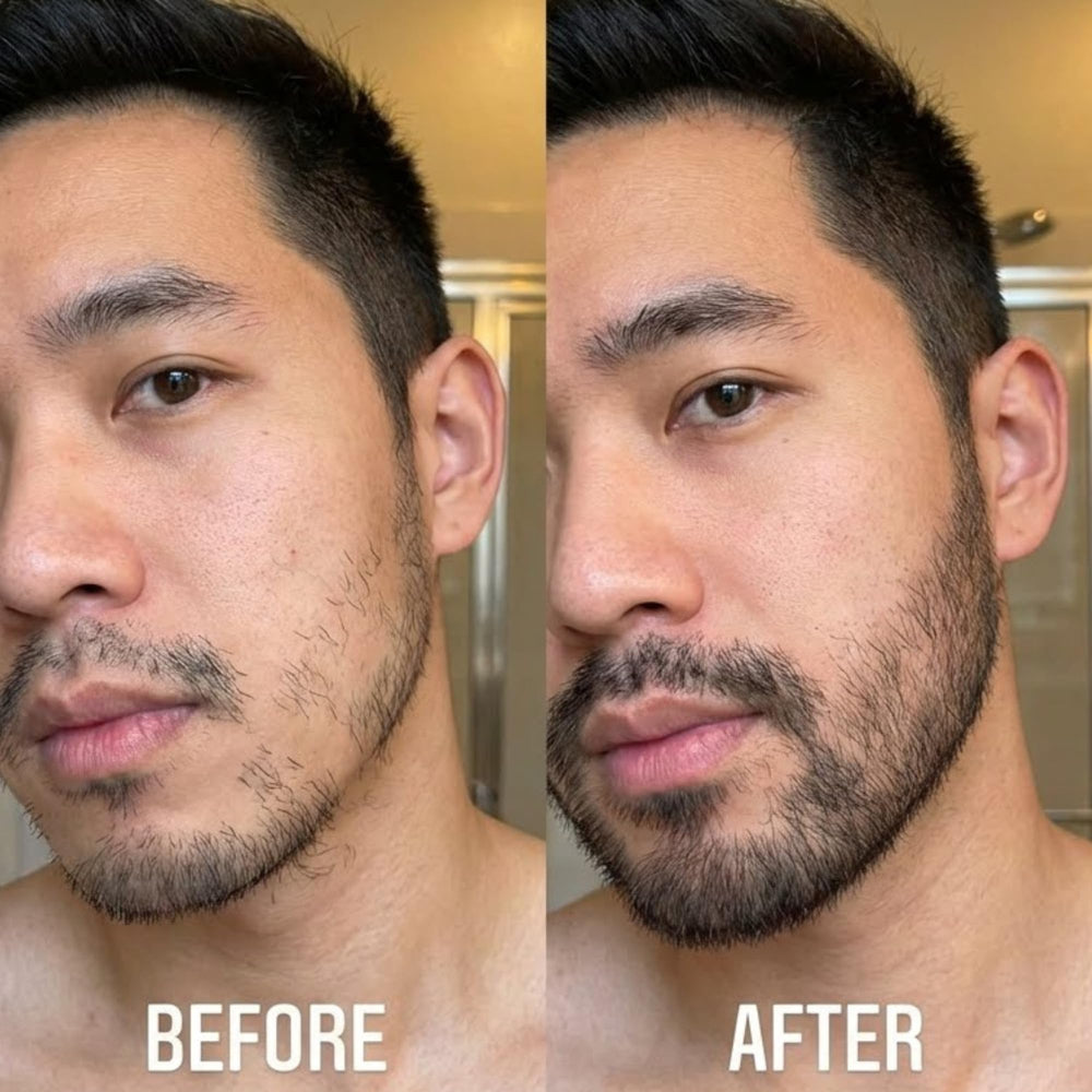 Innerbloom Minoxidil 5% Roll-On, sin desorden durante la aplicación.