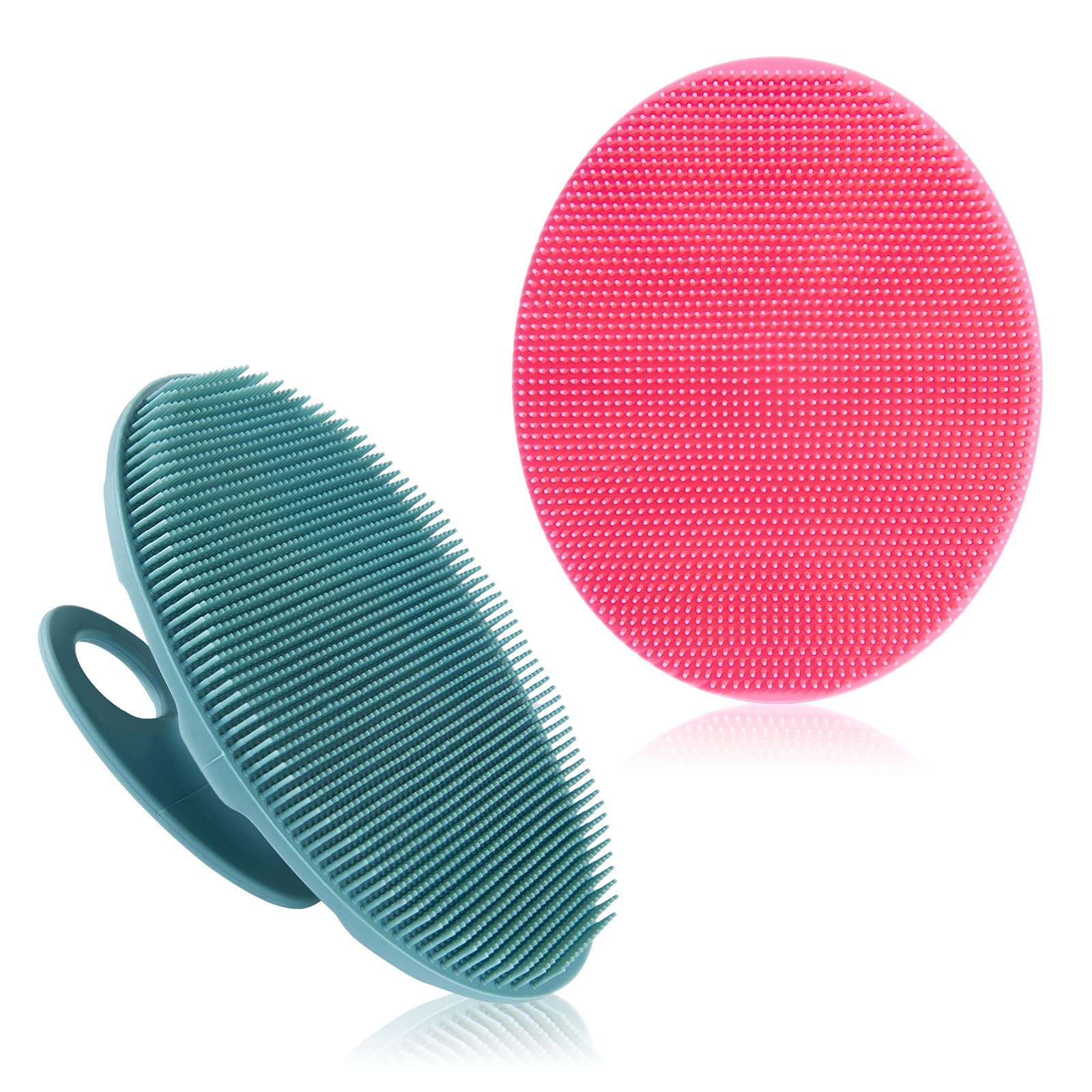 INNERNEED cepillo corporal de silicona suave para exfoliar sin irritación durante la ducha