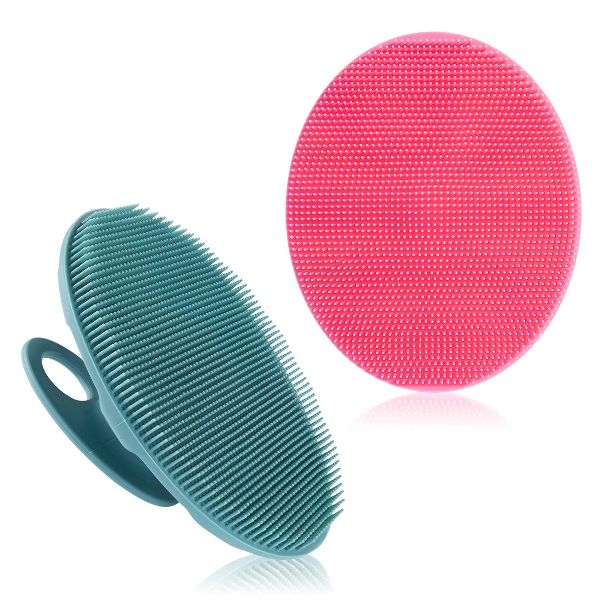 INNERNEED cepillo corporal de silicona suave para exfoliar sin irritación durante la ducha