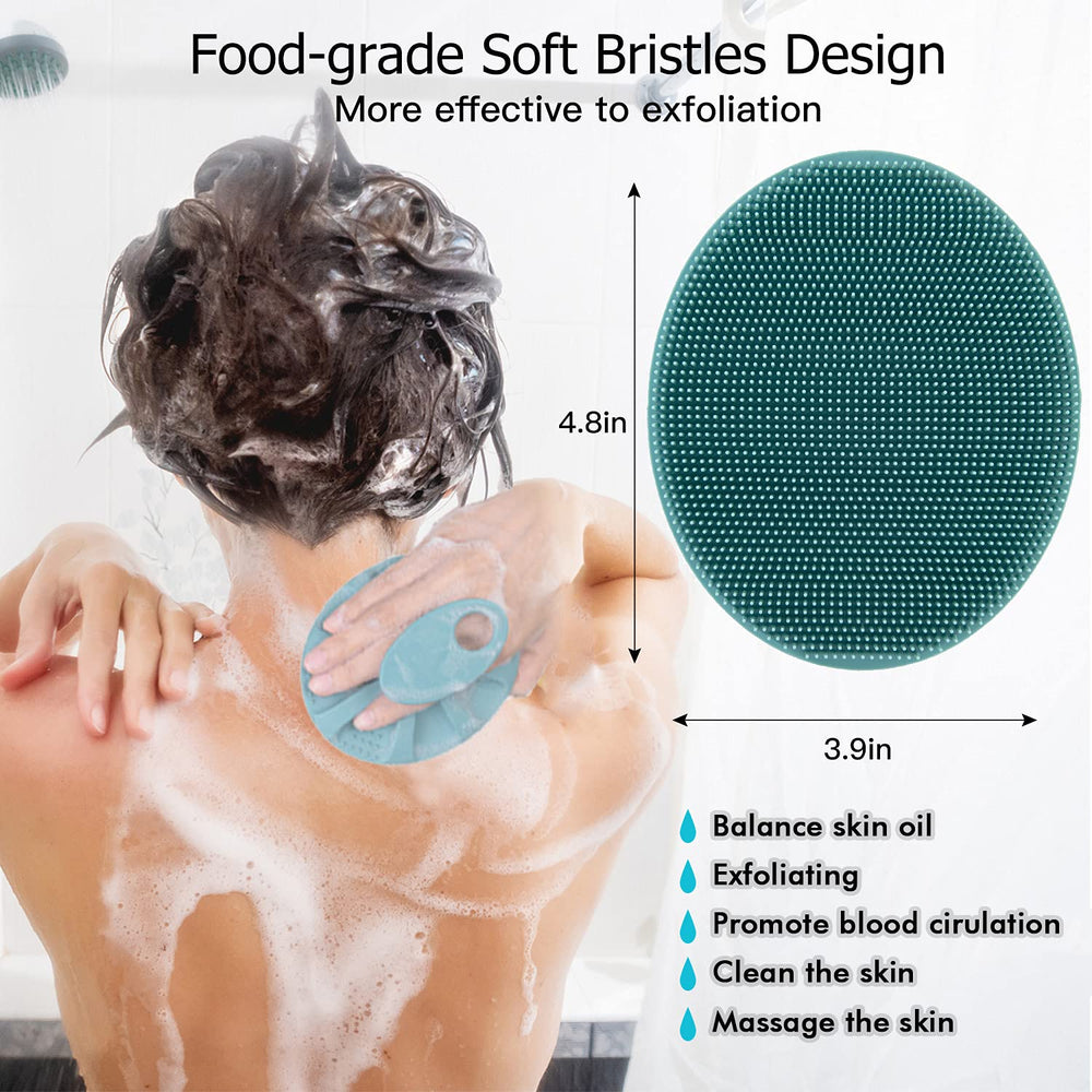 INNERNEED cepillo cuerpo silicona secado rápido para baño ordenado.