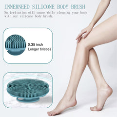 INNERNEED cerdas de silicona permiten limpieza profunda sin irritación.