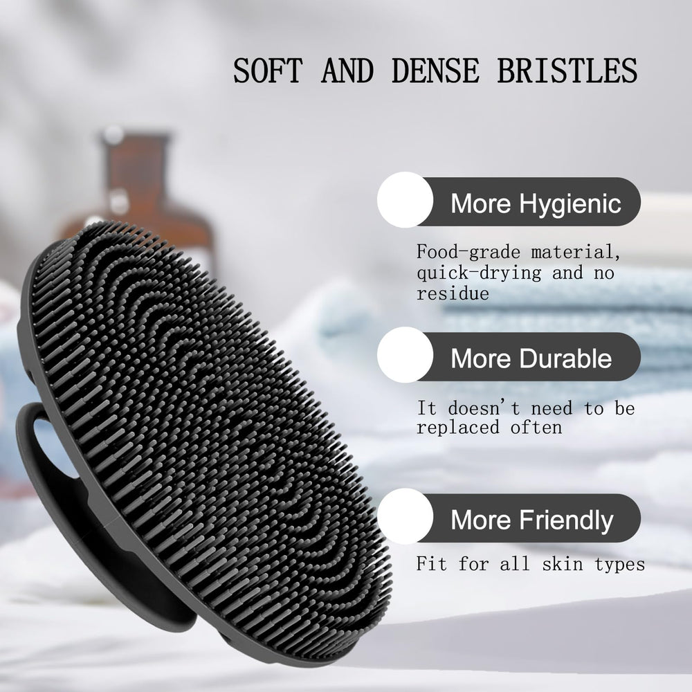 INNERNEED durable hygienic bath brush with quick-drying design.