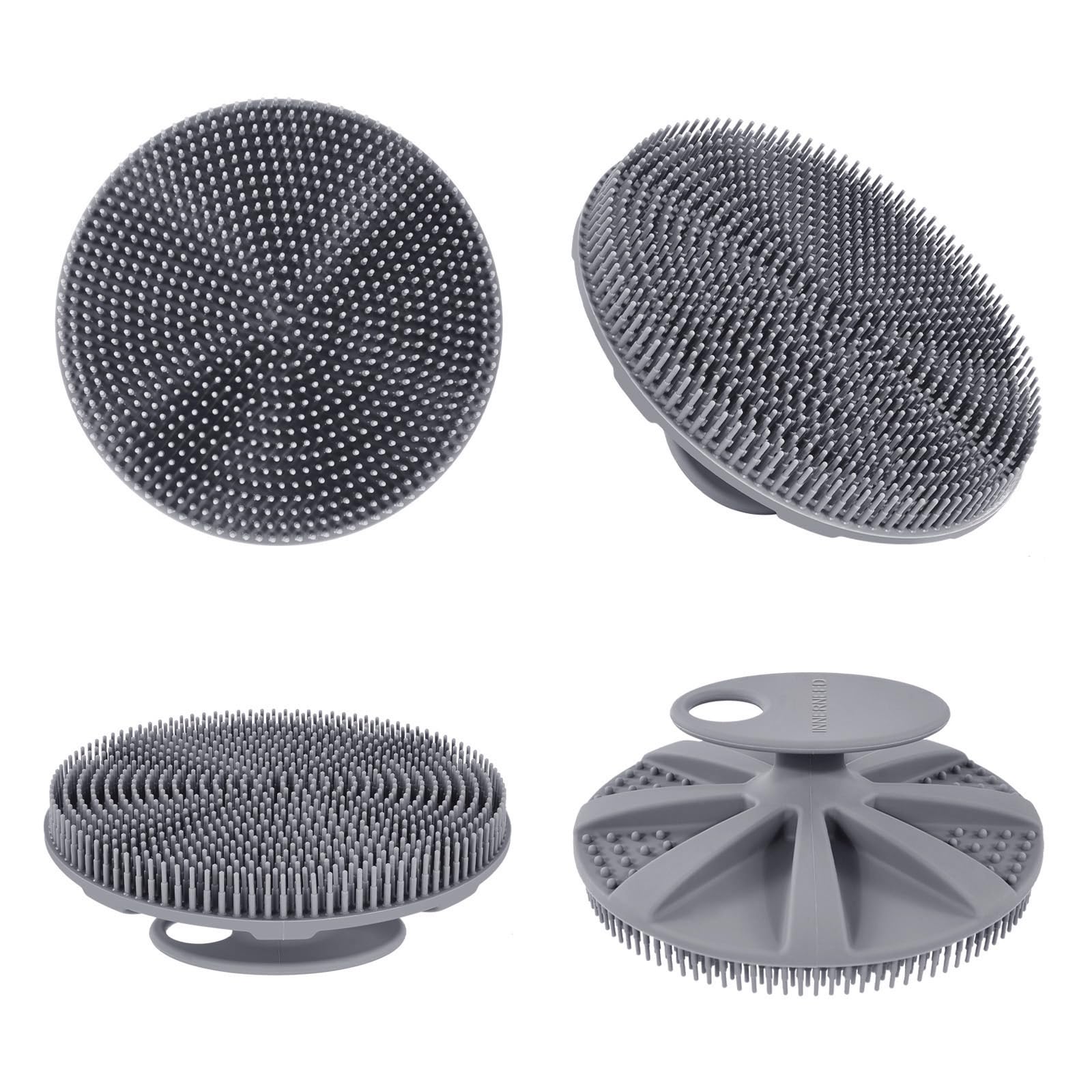 INNERNEED pack-of-4 shower scrubbers provides a value-packed cleansing tool set.