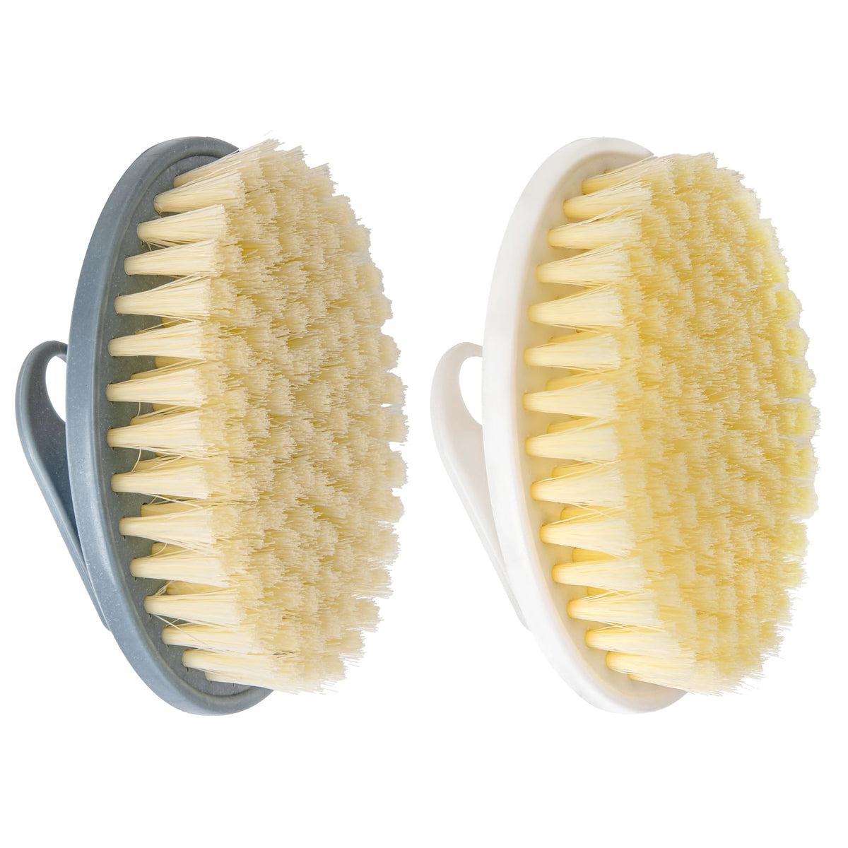 INNERNEED PP Shower Brush close-up of ultrafine bristles for deep exfoliation.