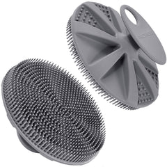 INNERNEED silicone body scrubber with ergonomic handle for easy cleansing.