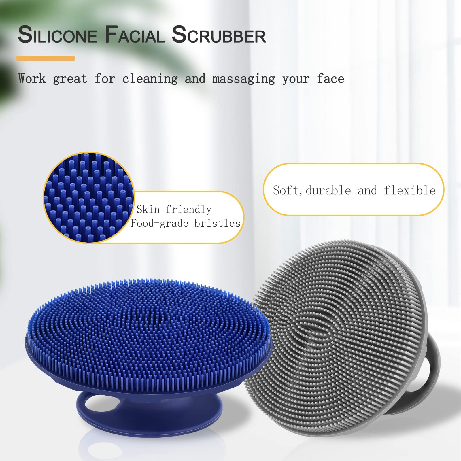 INNERNEED brush stays clean and quick-drying thanks to food-grade silicone.