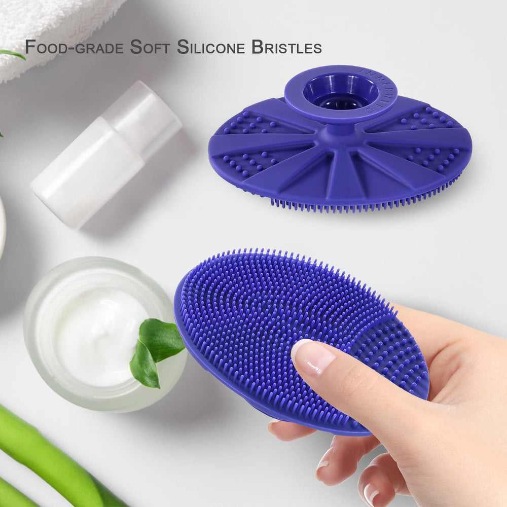 INNERNEED silicone face scrubber helps reduce visible blackheads with cleansing.