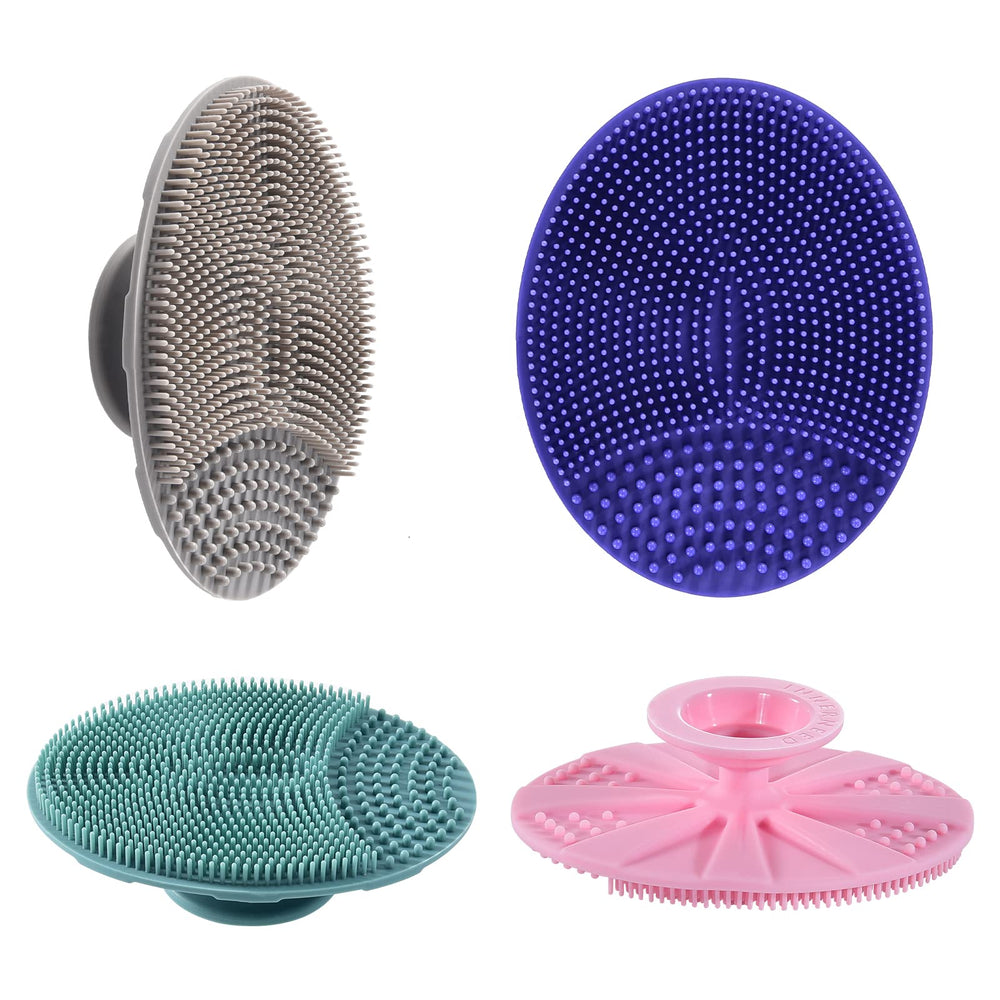 INNERNEED silicone face scrubber with soft bristles for gentle cleansing and hygiene.