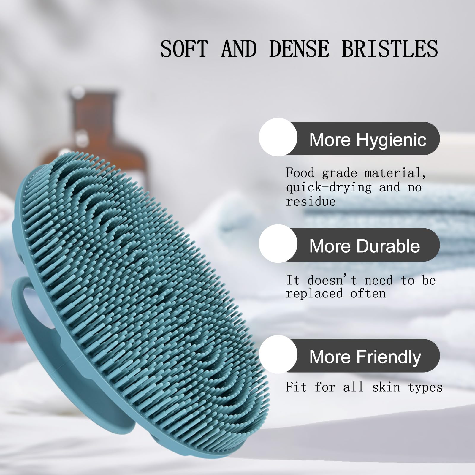 Hanging hole on INNERNEED scrubber supports easy air drying after use.