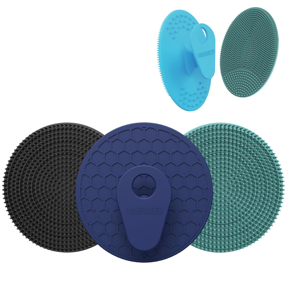 INNERNEED deep-cleaning silicone scrubber helps remove dirt, oil, and sweat