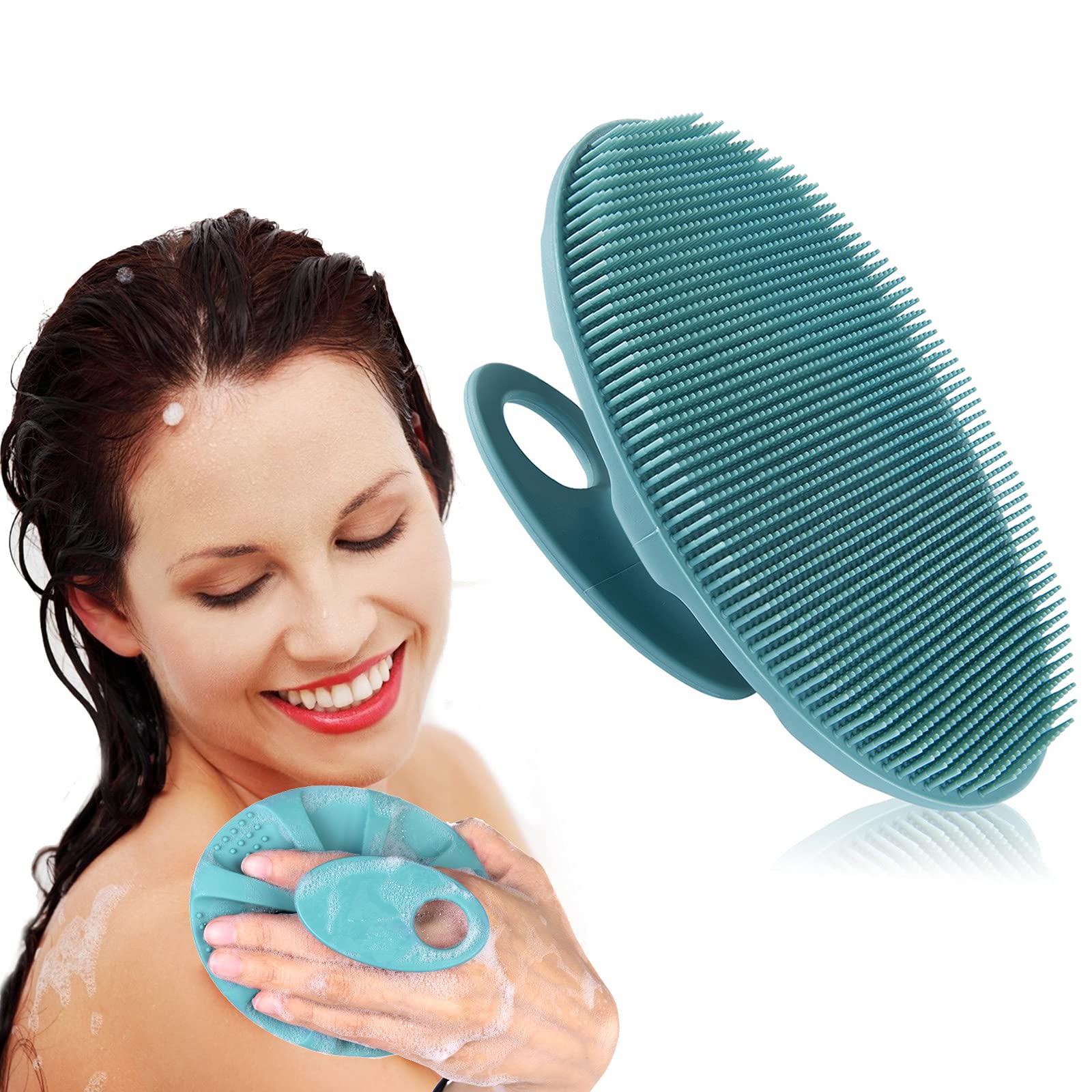 INNERNEED soft silicone body brush for gentle cleansing and hygienic daily use.