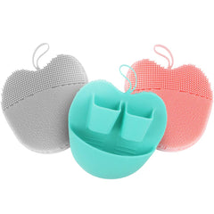 INNERNEED soft silicone facial brush set for gentle cleansing and exfoliation.