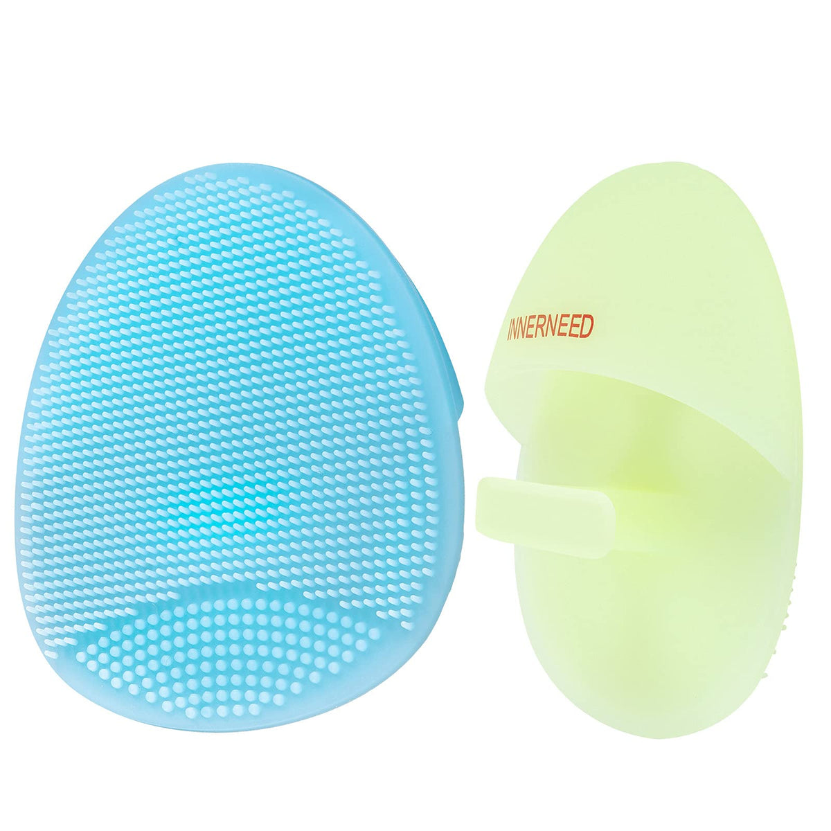 INNERNEED soft silicone facial cleansing brush with brush-side for deep cleaning