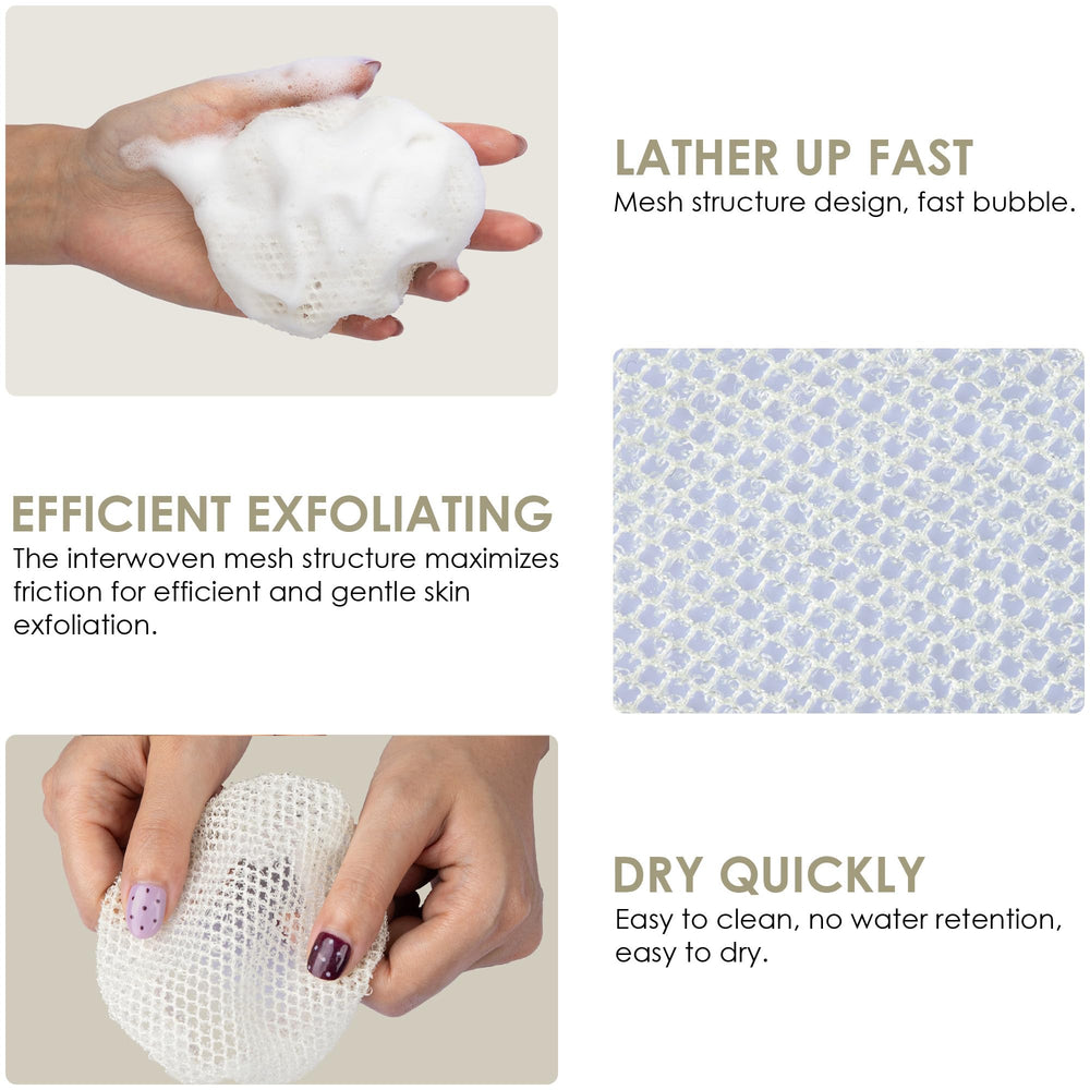 InnerNeed exfoliating sponge helps smooth skin and improve lotion absorption.