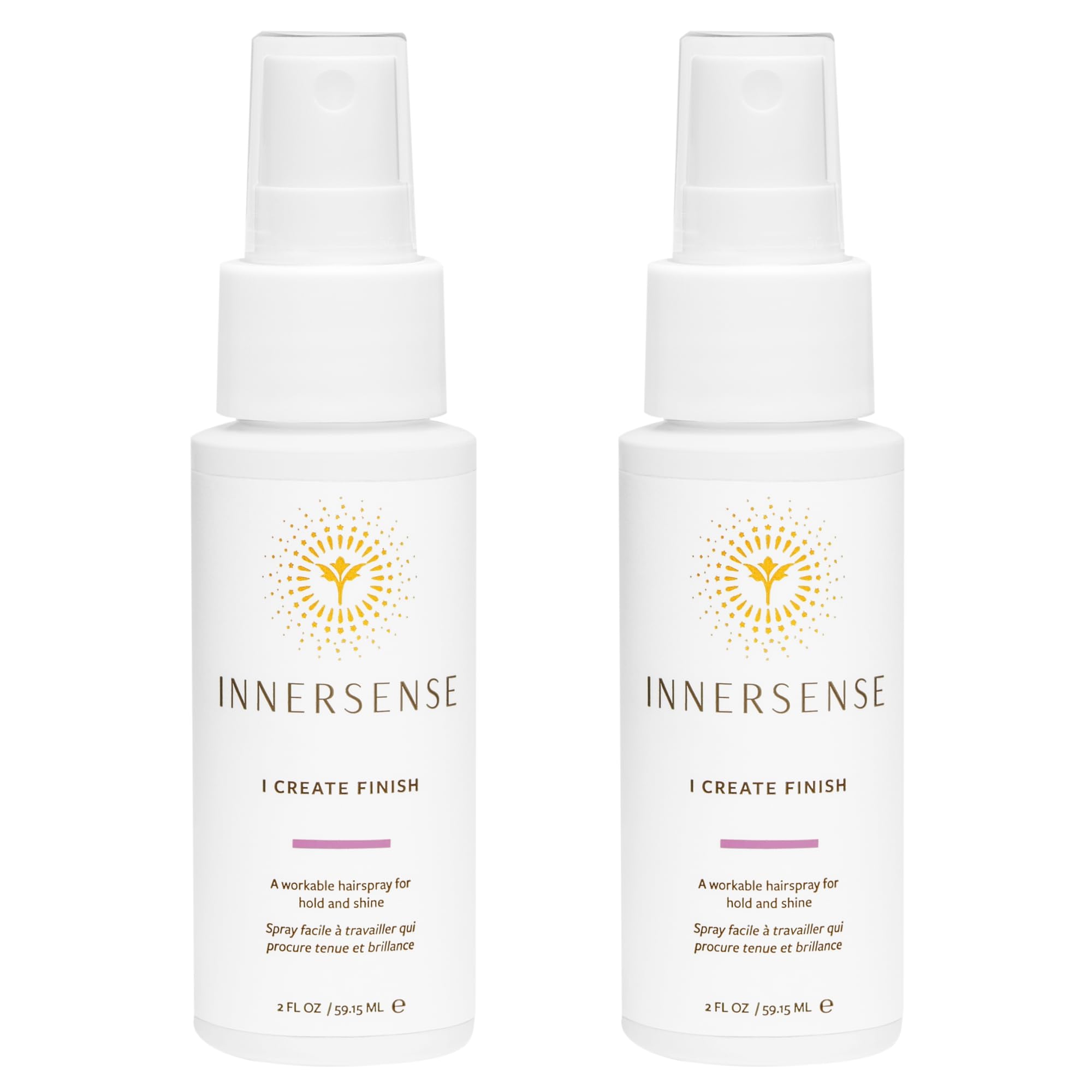 INNERSENSE acabado-sin-propelente, fijación suave y brillo natural para el peinado.
