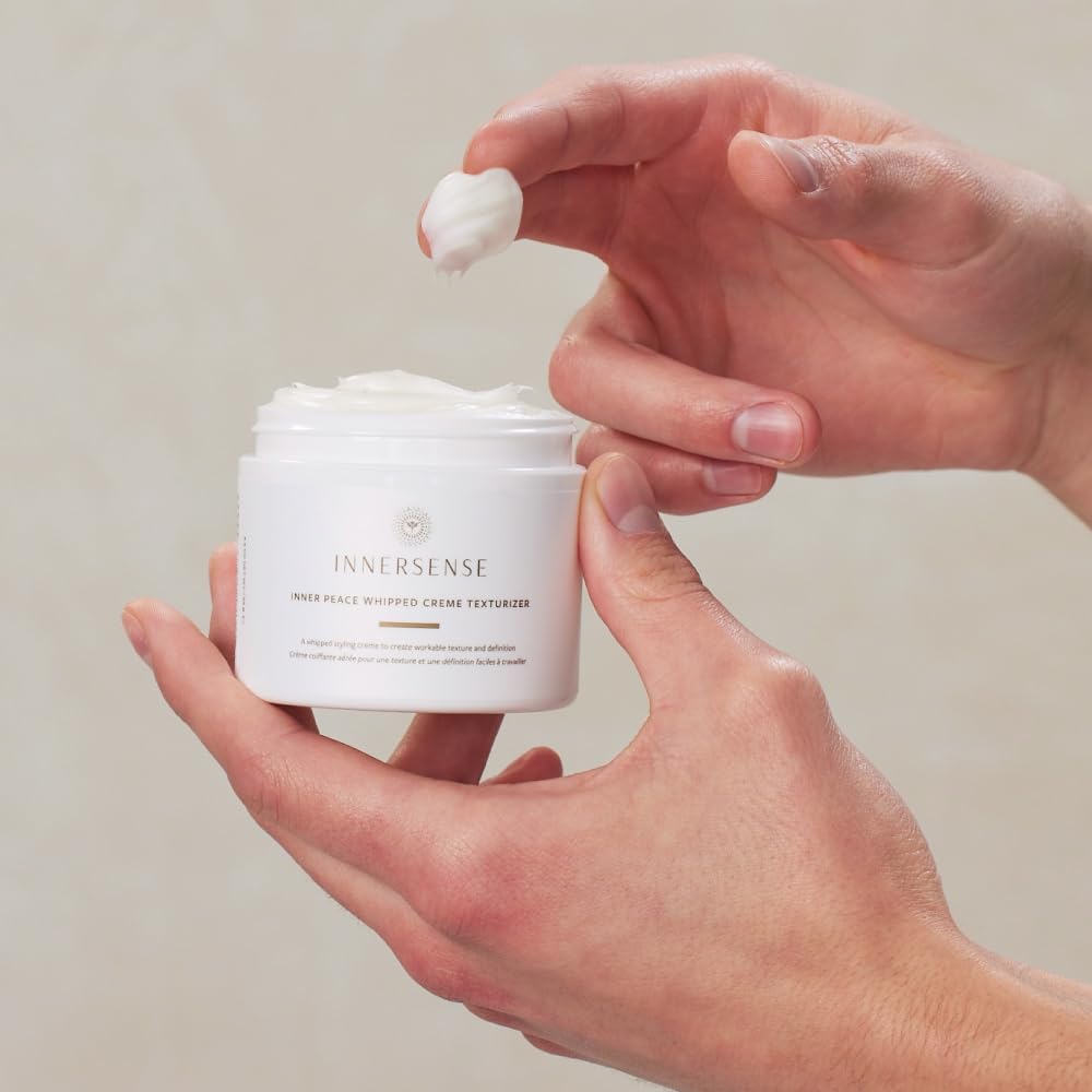 INNERSENSE Crema texturizante, cabello con humedad protegida y menos encrespamiento.