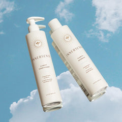 INNERSENSE Clarity Hairbath packaging reflects clean sourcing and ethical practices.
