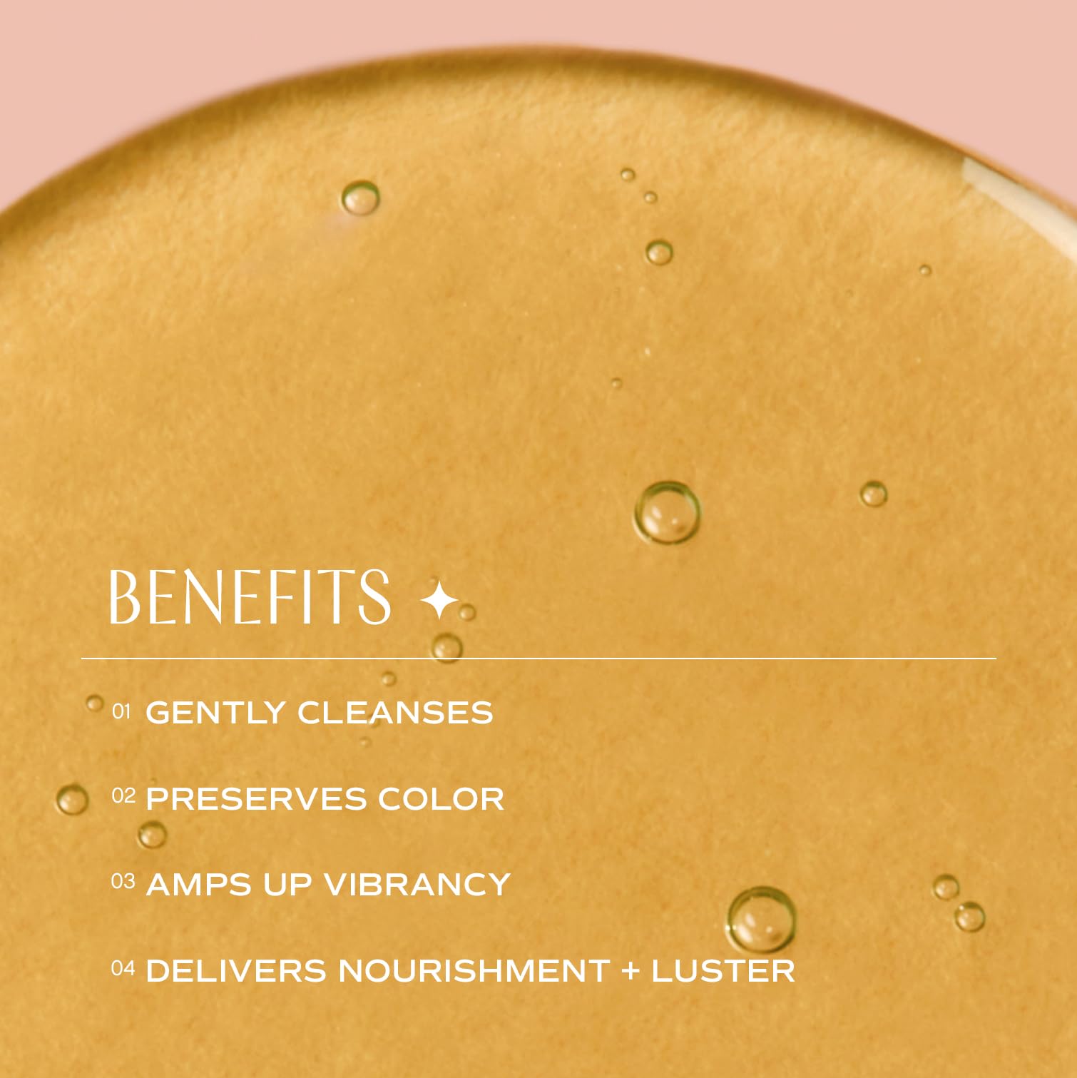 INNERSENSE Color Awakening Hairbath honey image focusing on moisture lock for lasting shine