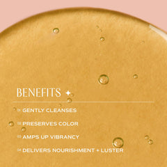 INNERSENSE Color Awakening Hairbath honey image focusing on moisture lock for lasting shine