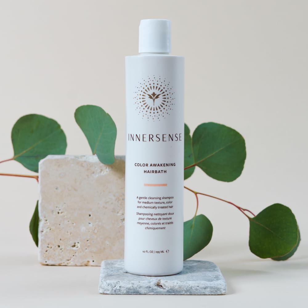 INNERSENSE Color Awakening Hairbath after-color-care routine with Color Radiance Conditioner pairing