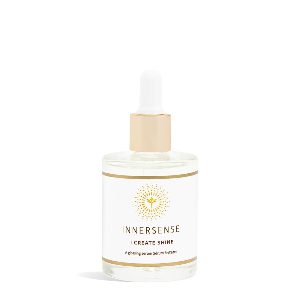 INNERSENSE Create Shine bottle front, offering a glossy finish for all hair types.