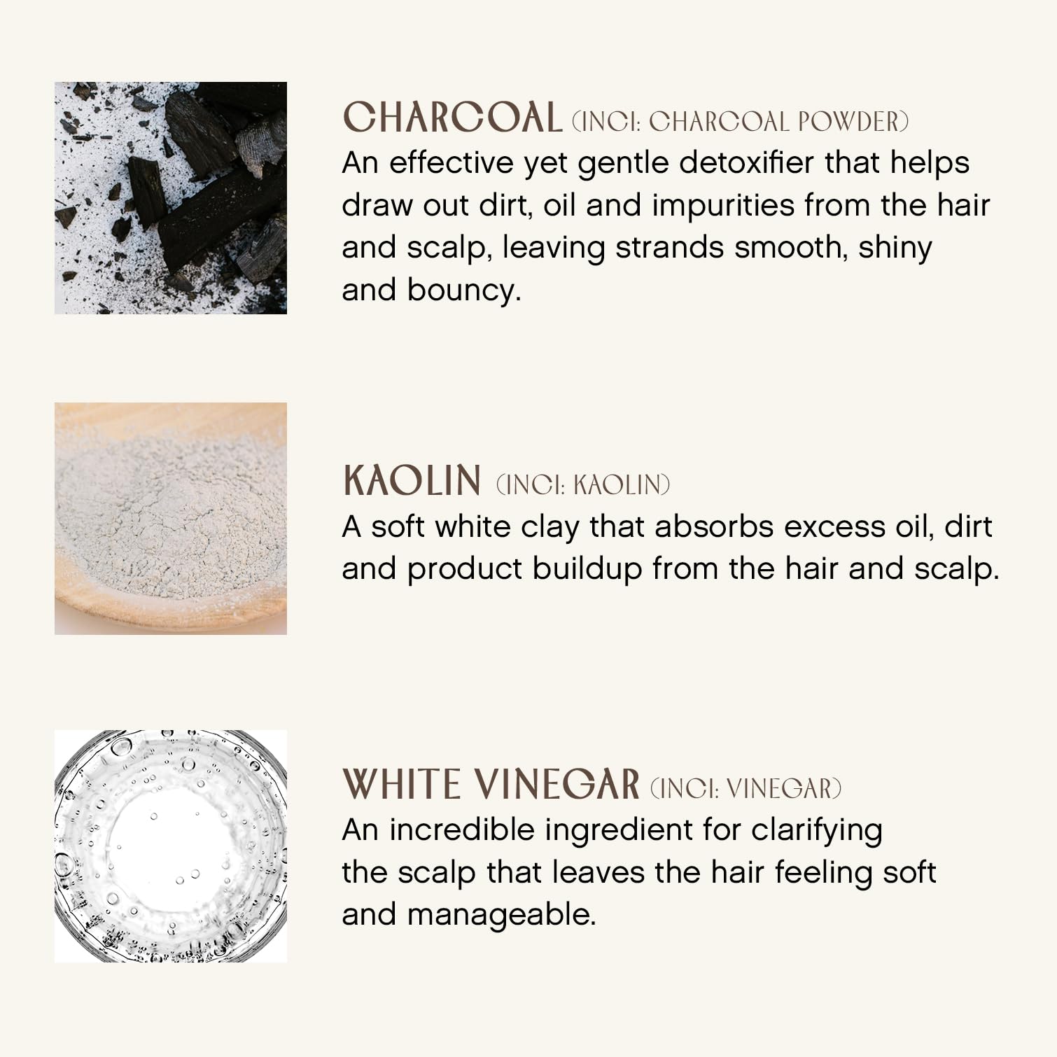 INNERSENSE Organic Detox scalp closeup with vinegar clarifying action for softness