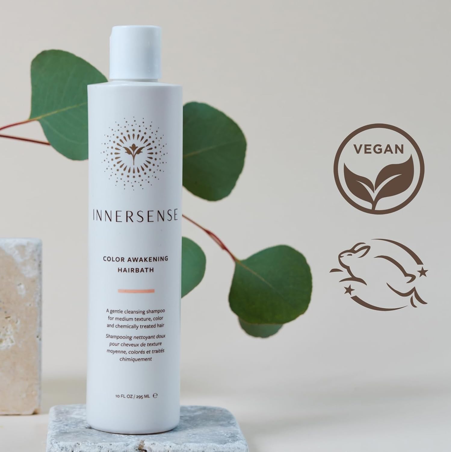 INNERSENSE Duo Pack front view showcases a clean, color-conscious haircare routine.