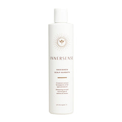 INNERSENSE Hair Renew Scalp Hairbath bottle close-up showing non-toxic, vegan care.
